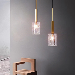 Stilvolle  Messing -Kristalllampe