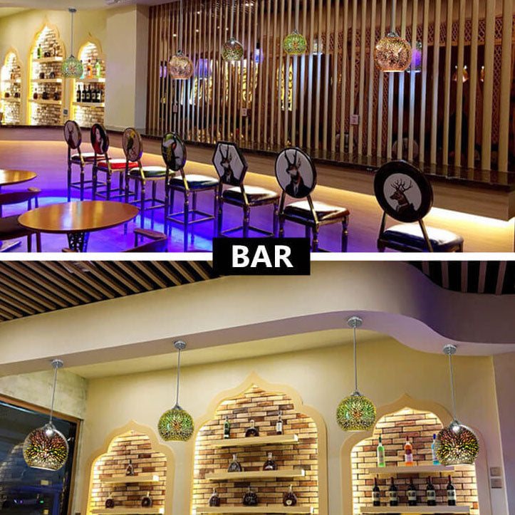 Kreative 3D-Glas Hängeleuchte-Aster Selection