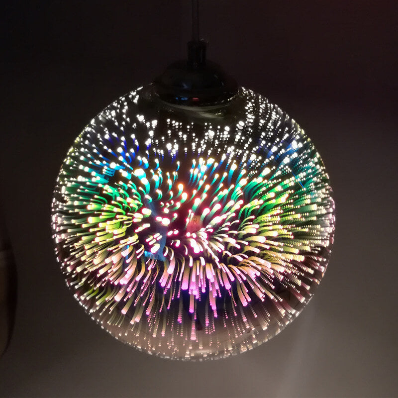 Creatieve 3D glazen hanglamp