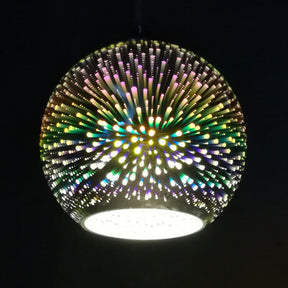 Creatieve 3D glazen hanglamp