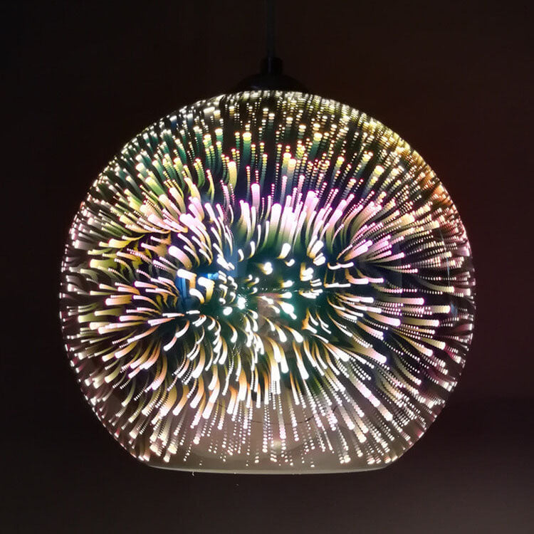 Creatieve 3D glazen hanglamp