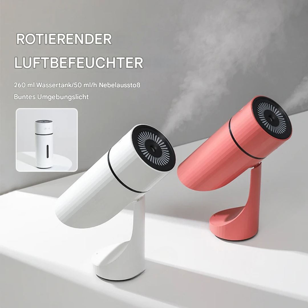 Drehbarer Mini Luftbefeuchter mit Licht