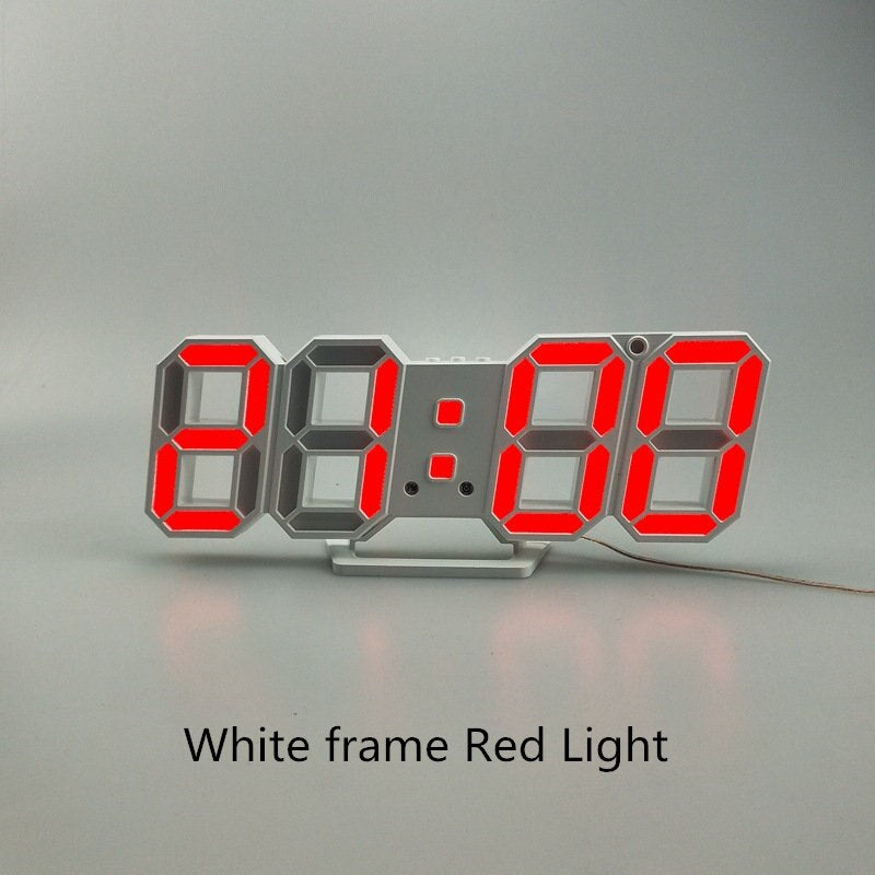 Multifunktionale LED-Wanduhr