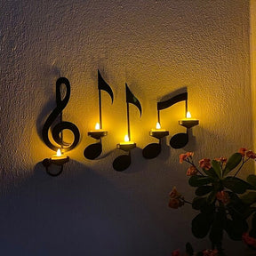 Muzikale wandlamp