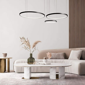 CircaLuxe – LED ring ceiling chandelier