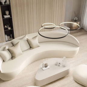 CircaLuxe – LED ring ceiling chandelier