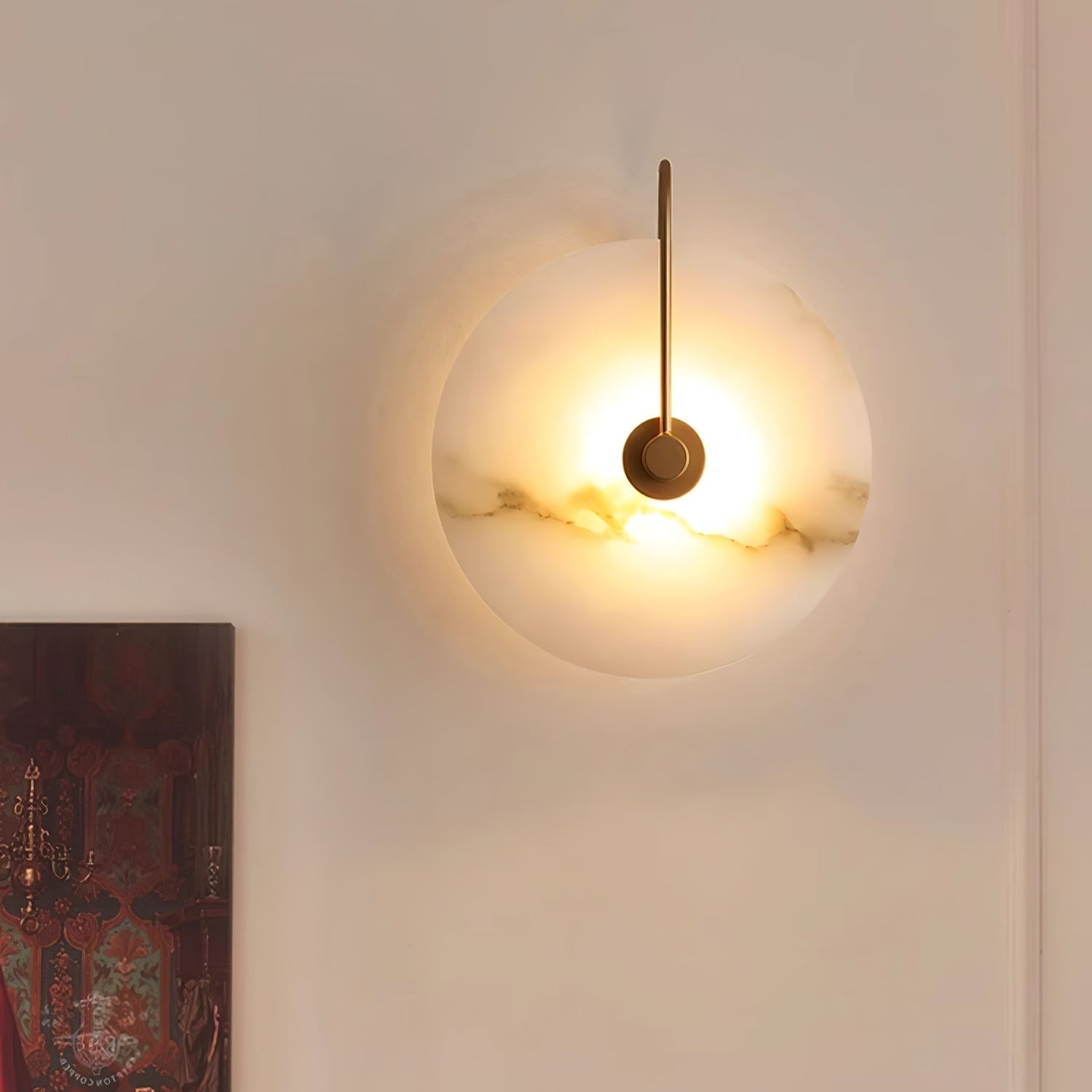 AlabasterBeam Wandlamp - Elegante Verlichting voor Elk Interieur