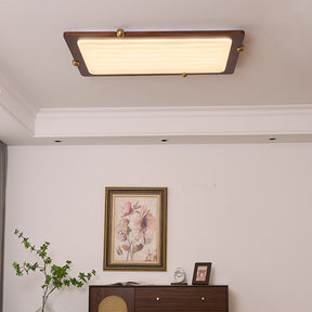 Moderne LED Holzlampe fürs Wohnzimmer