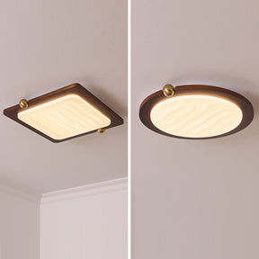 Moderne LED Holzlampe fürs Wohnzimmer