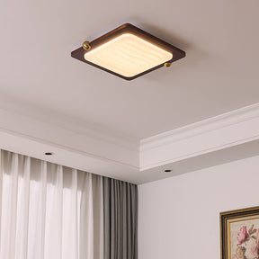 Moderne LED Holzlampe fürs Wohnzimmer
