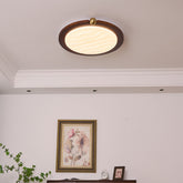 Moderne LED Holzlampe fürs Wohnzimmer