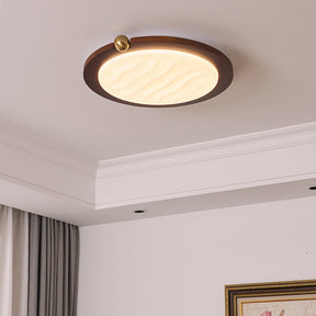 Moderne LED Holzlampe fürs Wohnzimmer