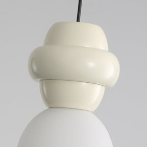 Elegante Resin-Glas Pendelleuchte