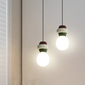 Elegante Resin-Glas Pendelleuchte