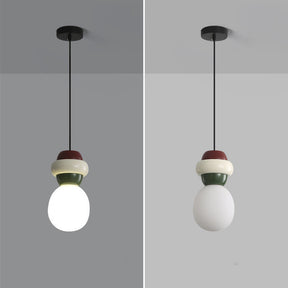 Elegante Resin-Glas Pendelleuchte