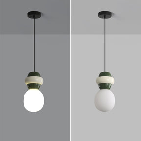 Elegante Resin-Glas Pendelleuchte
