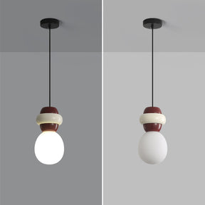 Elegante Resin-Glas Pendelleuchte