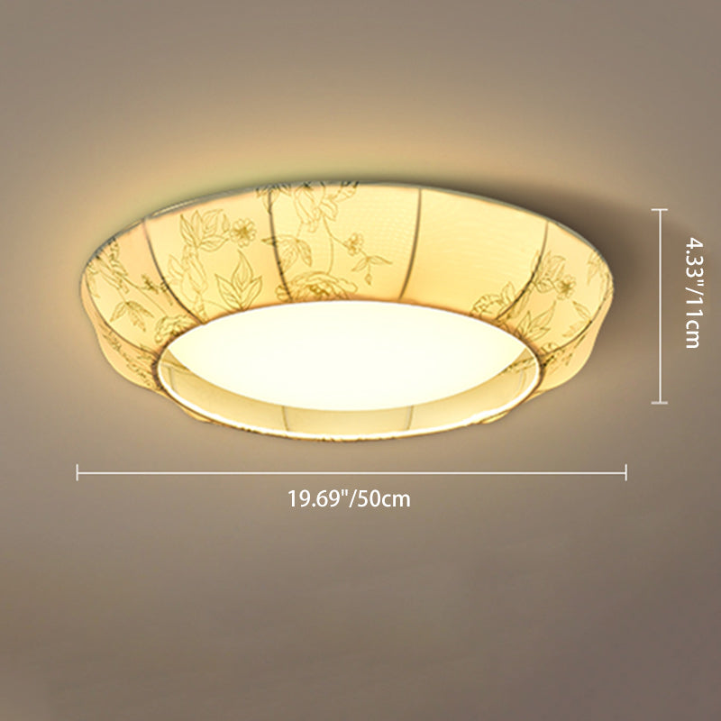 Traditionelle französische Flush-Mount-Lampe