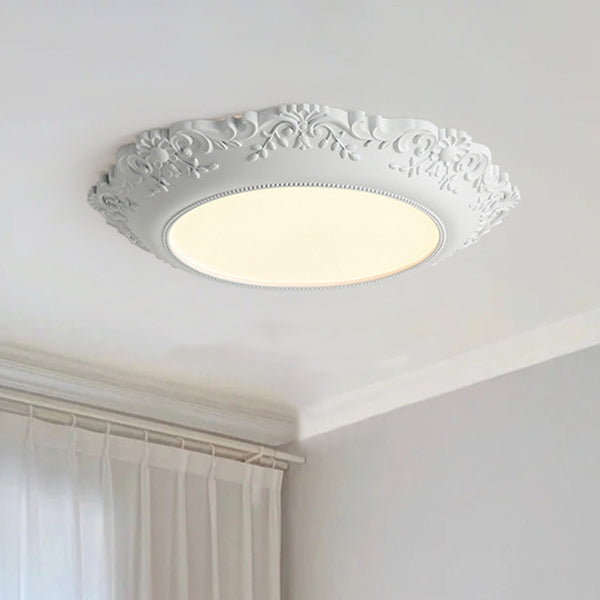 Vintage-inspirierte Deckenleuchte aus Harz-Aster Selection