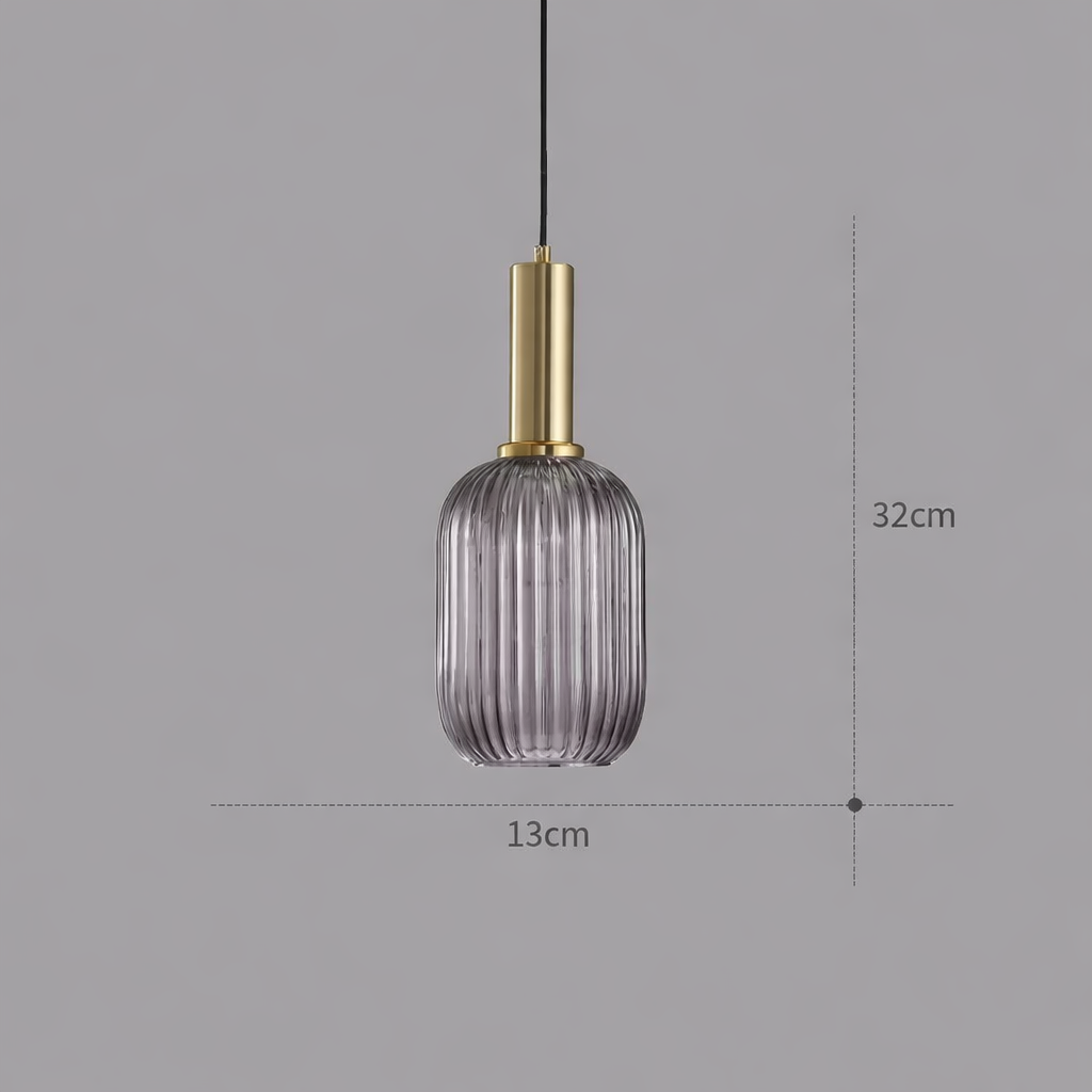 Aster Maison | Moderne Pendelleuchte aus Glas und Stein