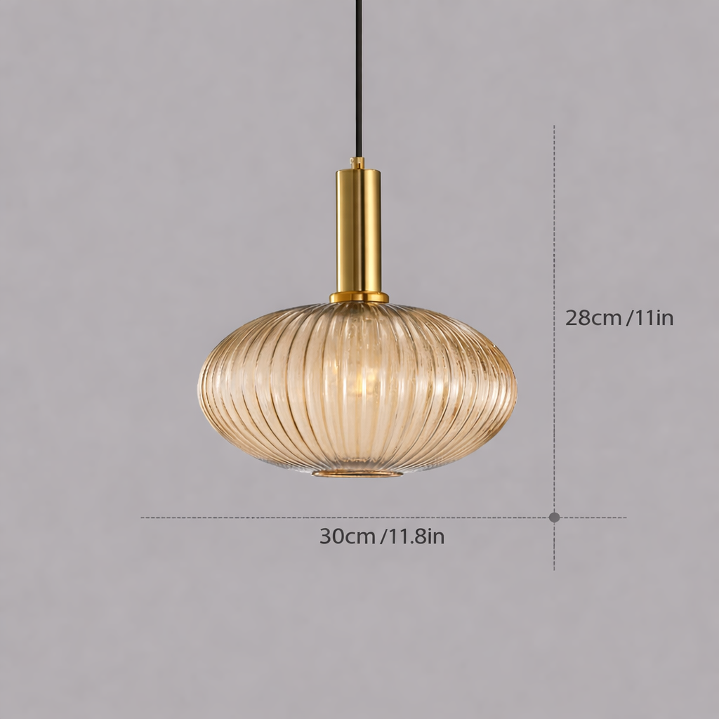 Aster Maison | Moderne Pendelleuchte aus Glas und Stein