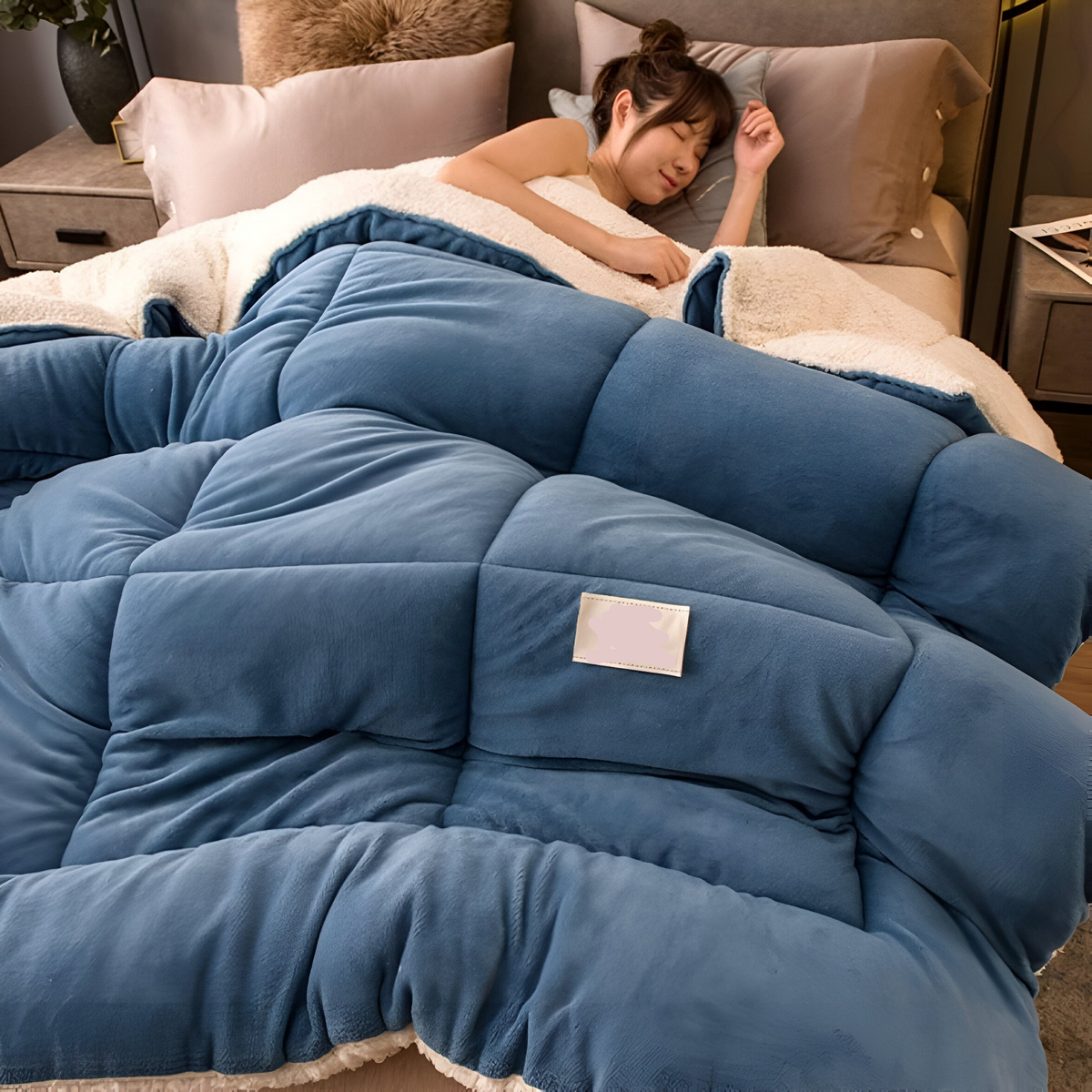 Kuschelige Ganzjahresdecke – Perfekt für Sommer & Winter