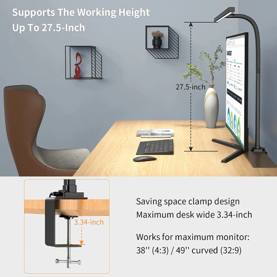 Weelderige architectenlamp