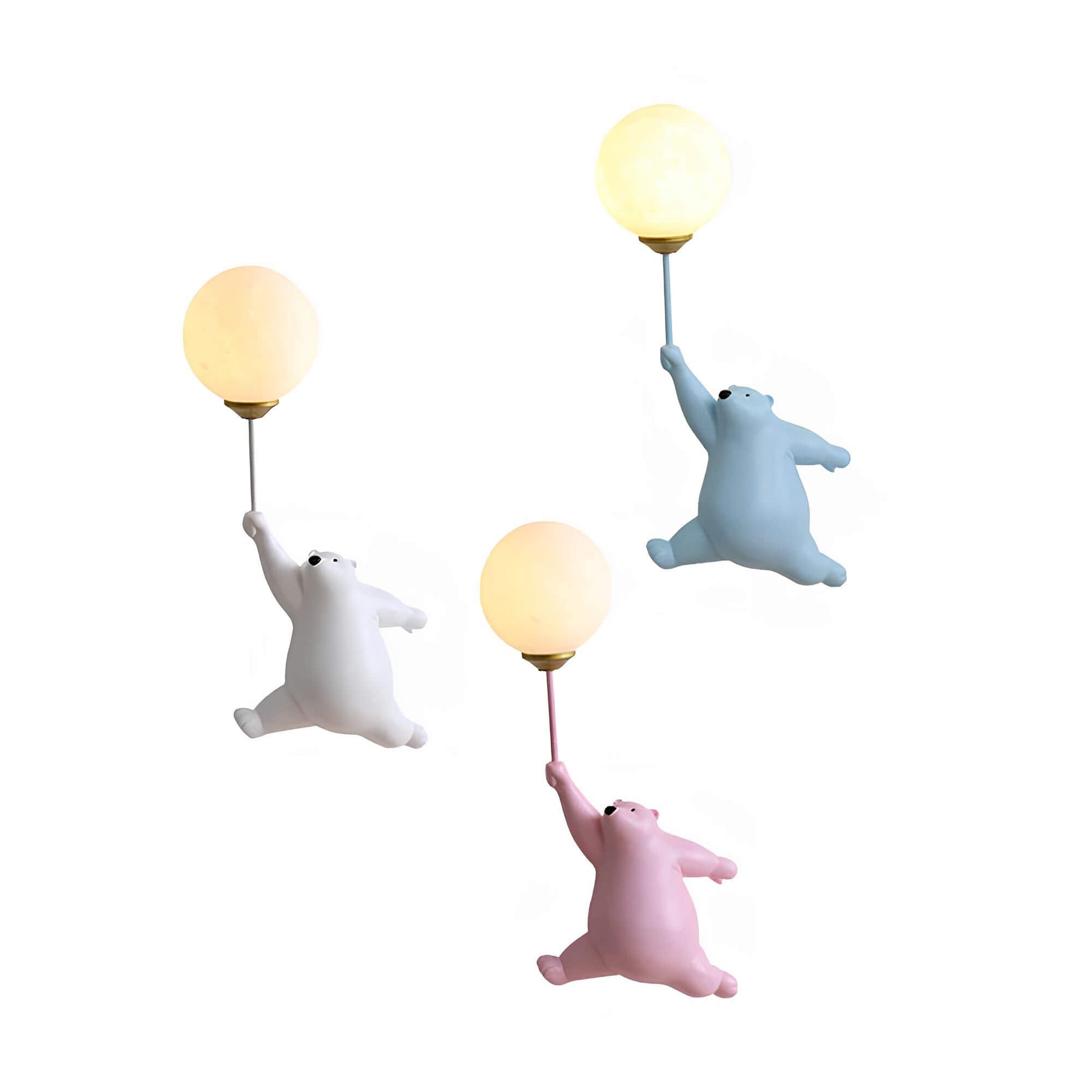 Kinderkamer LED wandlamp in beerdesign