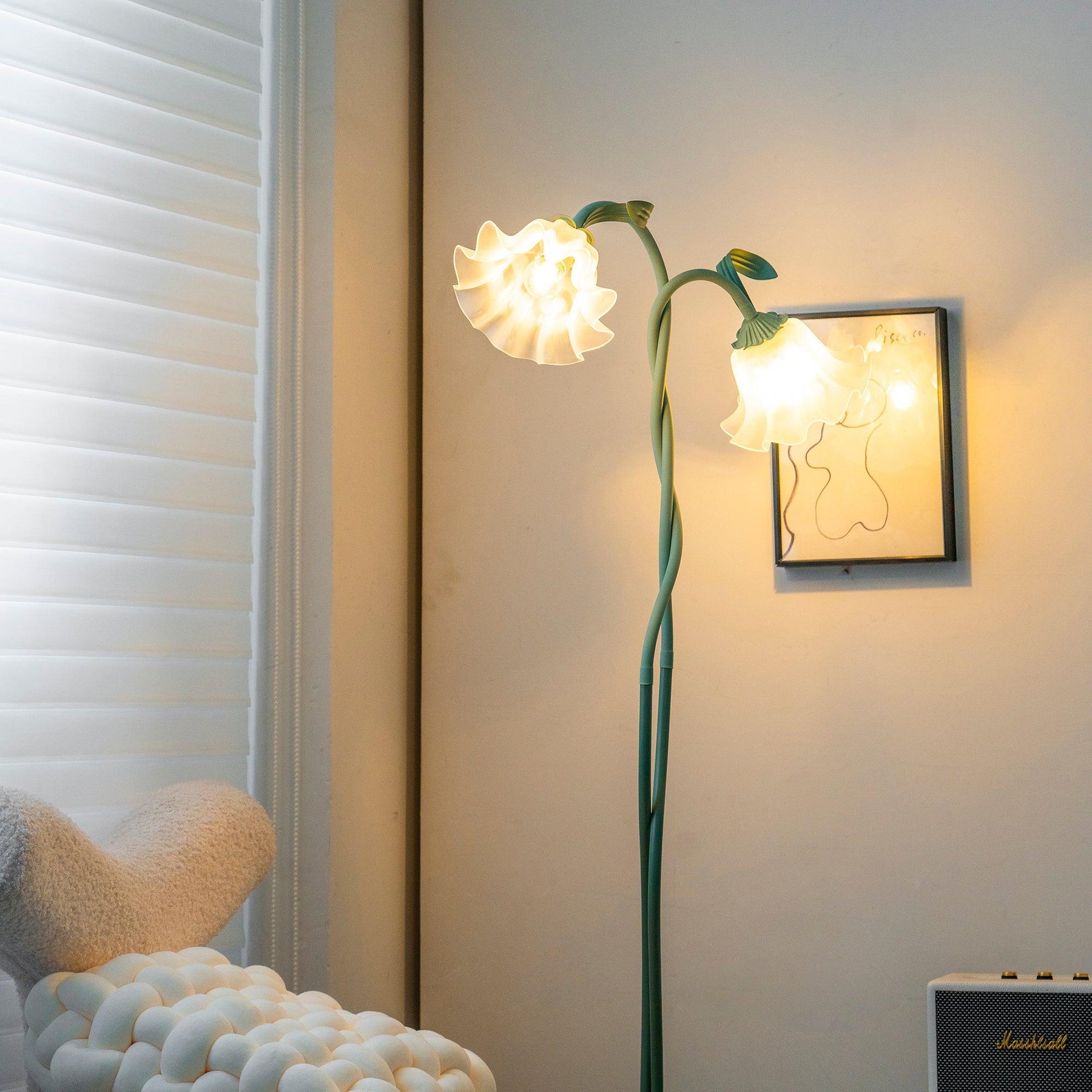 Calla Blumen Lampe für Wohnzimmer