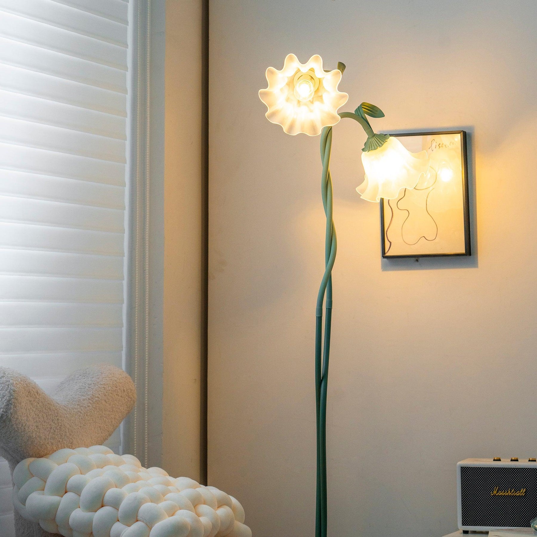 Calla Blumen Lampe für Wohnzimmer