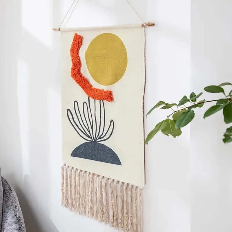 Boho macramé tapijt 