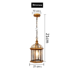 Hanging lamp for garden outdoor area