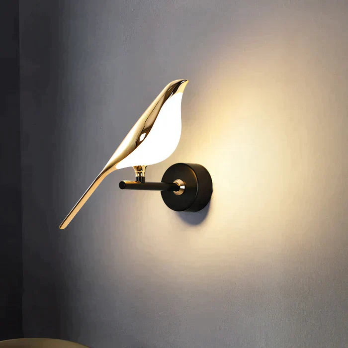 LumiBird – Skandinavische LED-Vogel-Wandleuchte