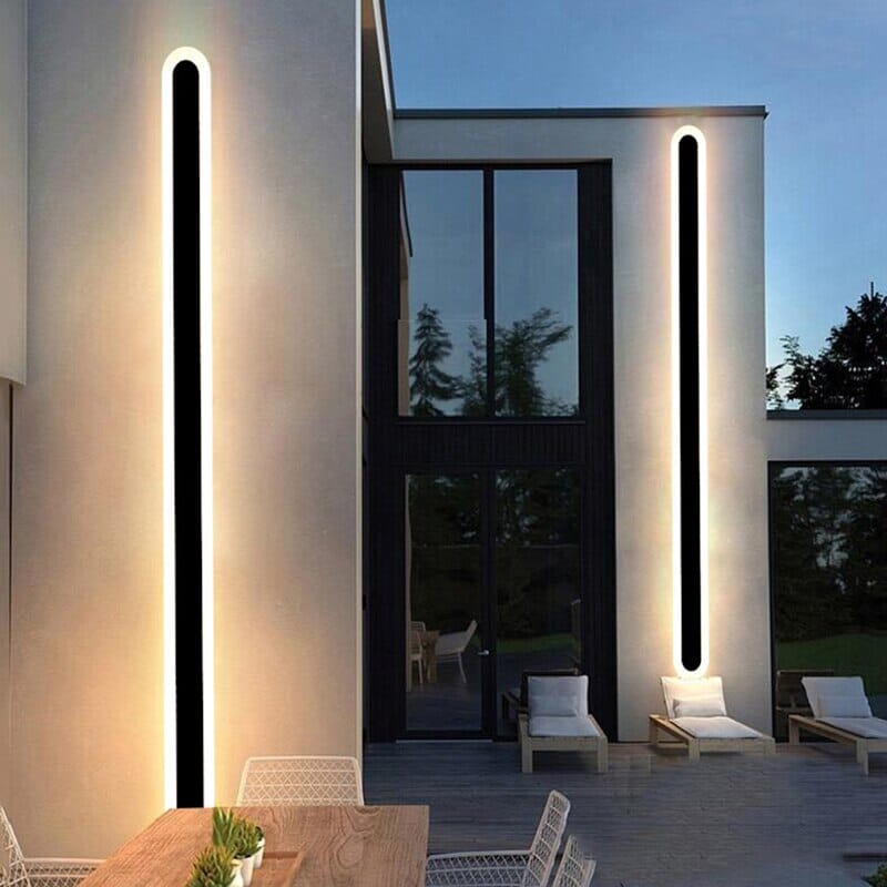 Minimalistische LED Außenleuchte