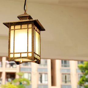 Industrial solar hanging light for outdoor use