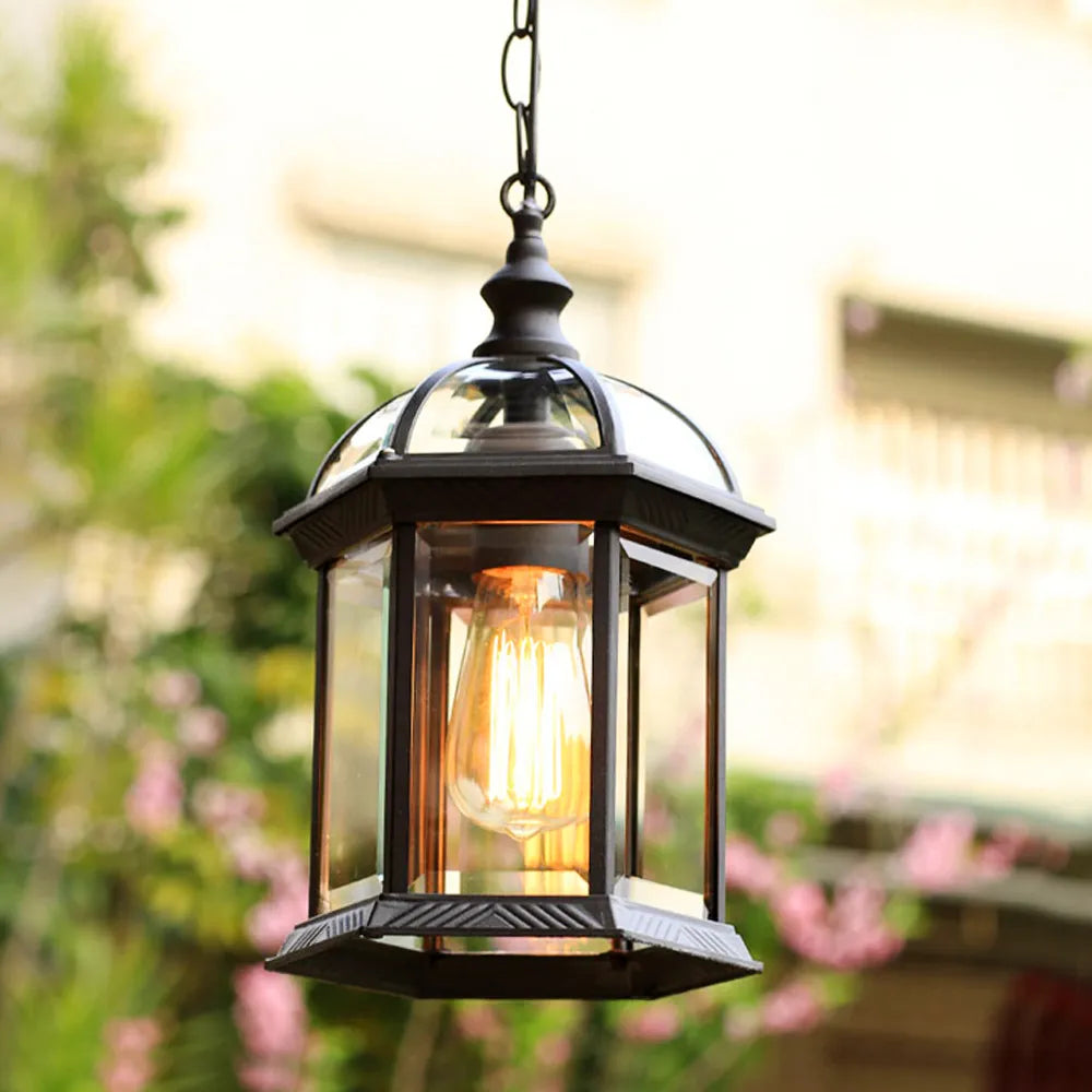 Hanging lamp for garden outdoor area