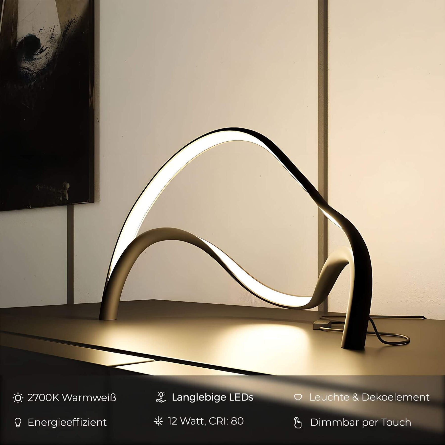 Sleek LED Table Lamp for Modern Home Decor