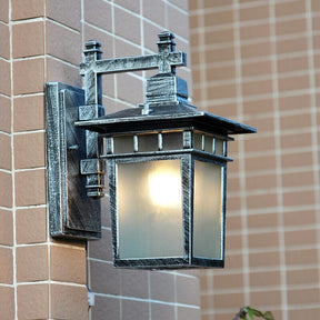 Vintage outdoor wall light retro style