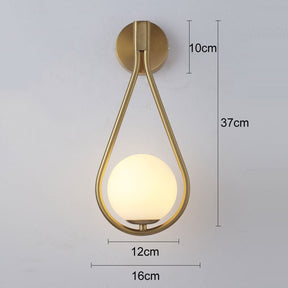 Elegant LED wall light