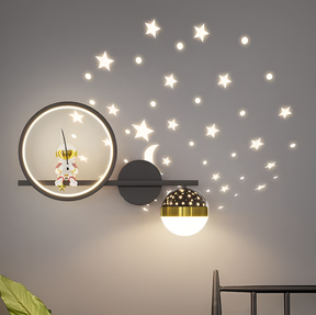 LED wandlamp sterrenhemel astronaut