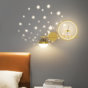 LED wandlamp sterrenhemel astronaut