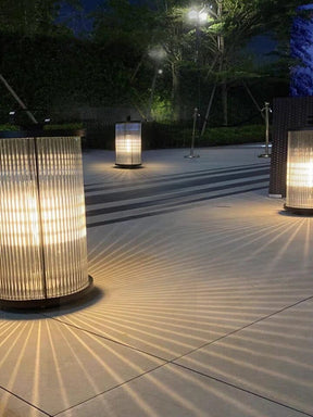 Moderne LED-Gartenleuchte