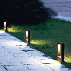 Stilvolle Aluminium-Gartenstehlampe