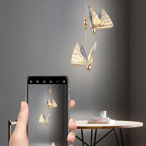 Elegante vlinder hanglamp