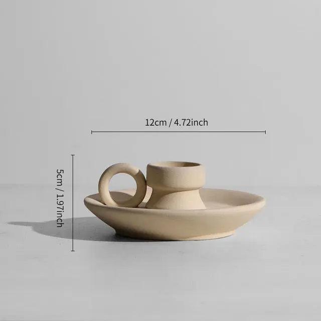 Elegante Keramikvase im minimalistischen Design