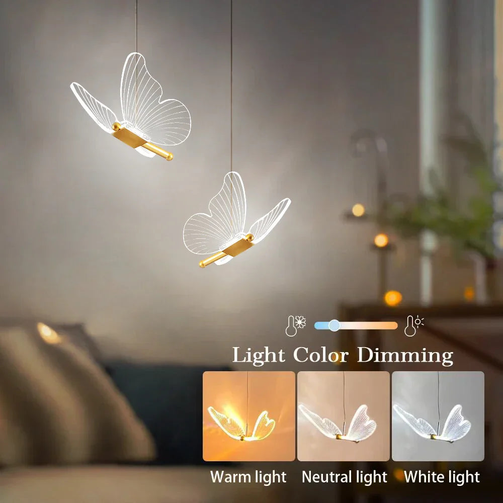 FlutterGlow – LED vlinder hanglamp