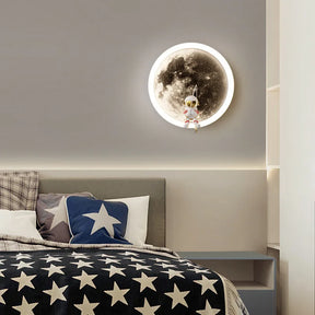 LED wandlamp met astronautenmotief