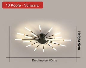 Stilvolle LED-Stab-Hängelampe