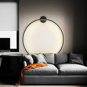 Eenvoudige LED-cirkelwandlamp