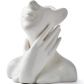 Moderne Deko-Keramikvase – Schlicht & Kunstvoll